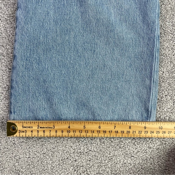 Levi’s Ribcage Wide Leg Jeans 25 High Rise Light Wash Denim - Picture 11 of 12